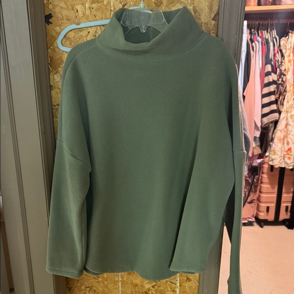 Vineyard Vines Sage Green Women's Turtleneck Sweater